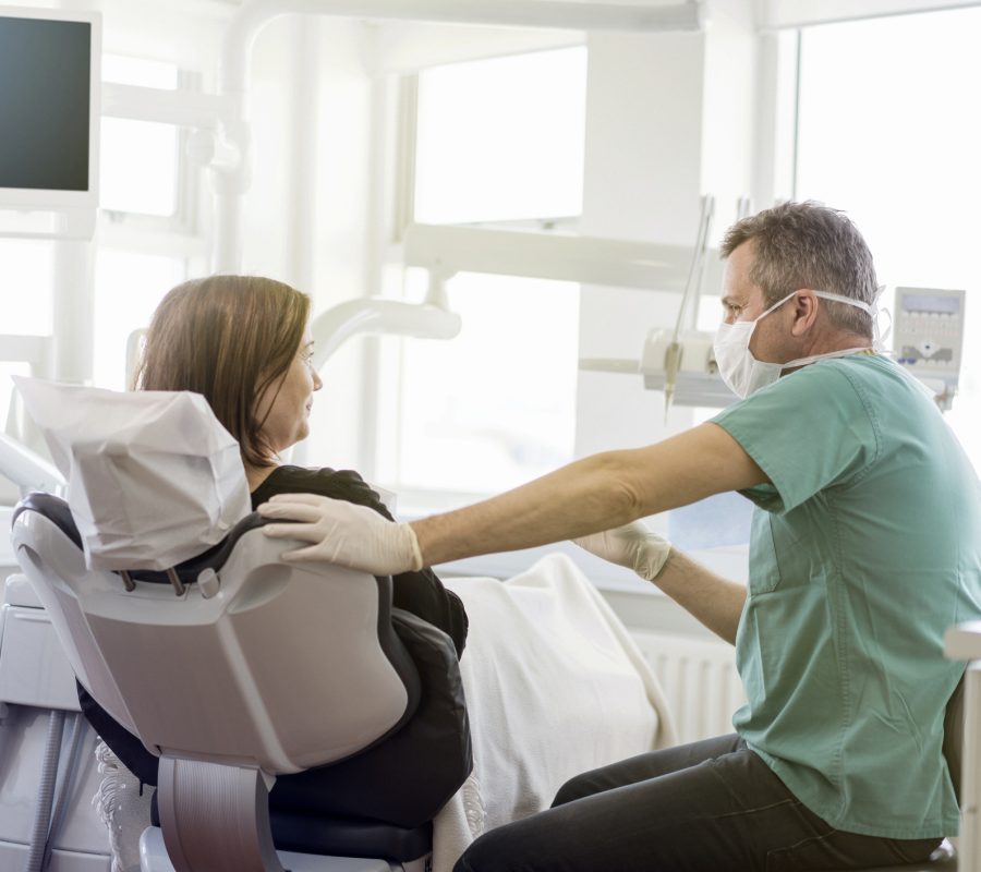 Patiënt en tandarts